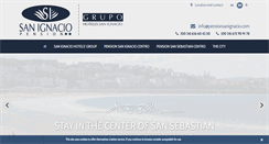 Desktop Screenshot of pensionsanignacio.com